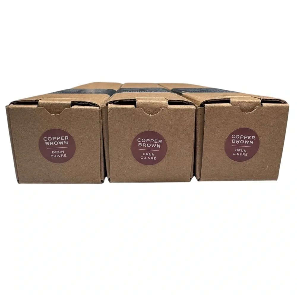 Pottery Barn Flameless Wax Taper Candle - Copper Brown